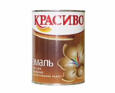 Эмаль ПФ-266 красно-коричневый 2,7кг (6) Красиво, рис. 1
